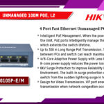 DS-3E0105P-E/M Hikvision Unmanaged 100M POE Switches digital Colombo Sri Lanka