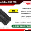 HS-EHDD-T20-MSR(STD)-2TB Portable HDD T20 digital Hikvision Colombo Sri Lanka