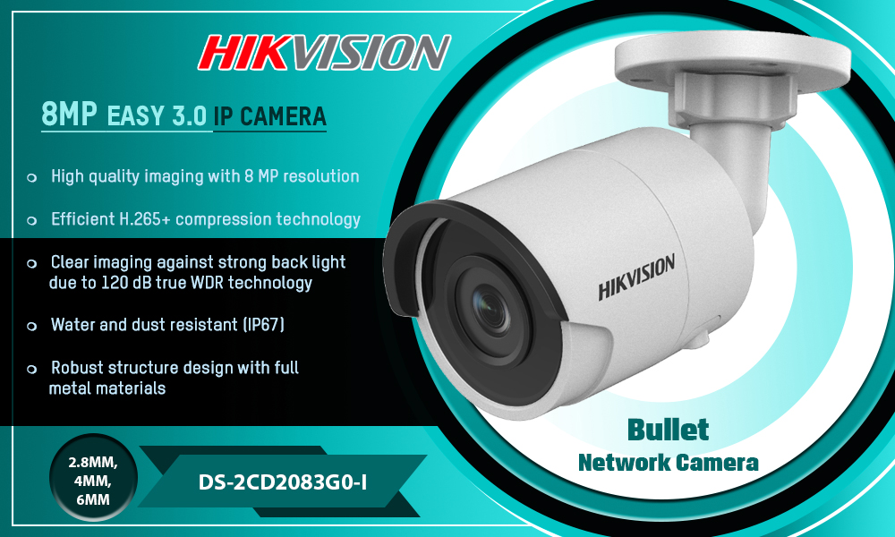 DS-2CD2083G2-I - Best Hikvision 8MP EASY 3.0 IP CAMERA in Sri Lanka