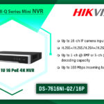 DS-7616NI-Q2/16P Hikvision DS-7600NI-Q Series Mini NVR digital Colombo Sri Lanka