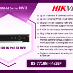 DS-7716NI-I4/16P DS-7700NI-I4 SERIES NVR (4K & H.265+) digital Hikvision Colombo Sri Lanka