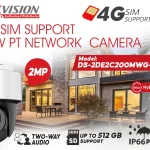DS-2DE2C200MWG-4G Hikvision 4G Sim Support New PT Network Camera Digital Colombo Srilanka
